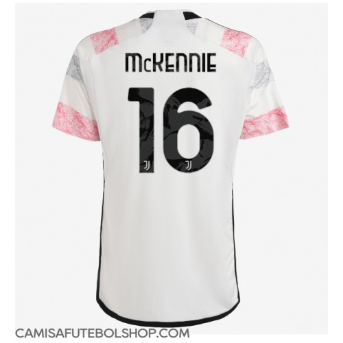 Camisa de time de futebol Juventus Weston McKennie #16 Replicas 2º Equipamento 2023-24 Manga Curta